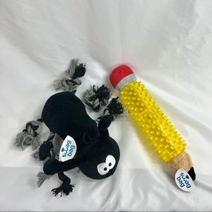 NWT lot of 2 fun dog toys